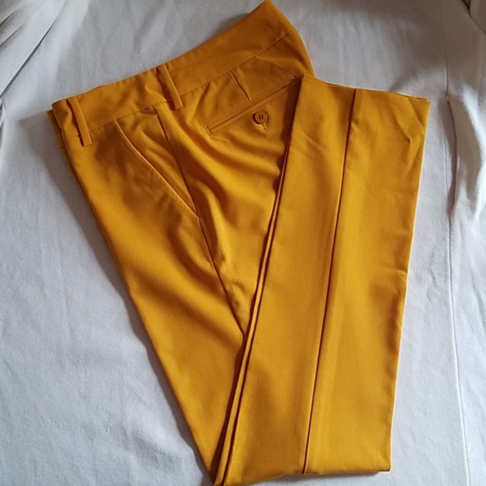 7th Avenue Straight Leg Pant - Mustard